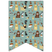 Türkisches Hundemuster Wimpelkette (Dritte Fahne)