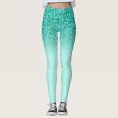 Türkisches Imitat Glitzer ombre Leggings (Vorderseite)