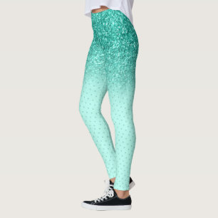 Türkisches Imitat Glitzer ombre Leggings