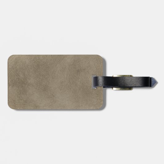 Türkisches Kaffeegalze Gepäckanhänger (Rückseite horizontal)