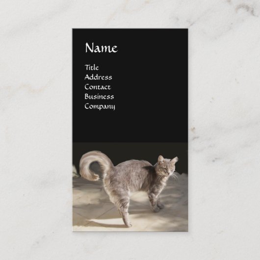 TÜRKISCHES KATMONOGRAMM VISITENKARTE (Vorderseite)