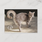 TÜRKISCHES KATMONOGRAMM VISITENKARTE (Rückseite)