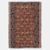 Türkisches Lotto-Musterteppich Print Decke (Vorderseite Vertikal)