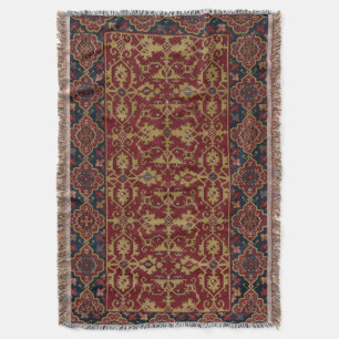 Türkisches Lotto-Musterteppich Print Decke