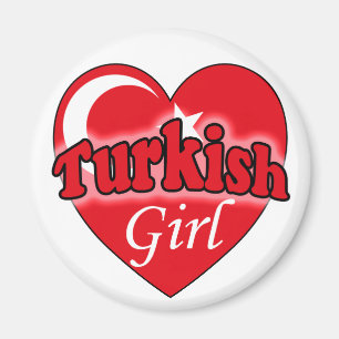 Türkisches Mädchen Magnet