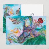 TÜRKISCHES MÄDCHEN / PHOENIX MIT APPELL, weiß Ankündigung (Vorne/Hinten)