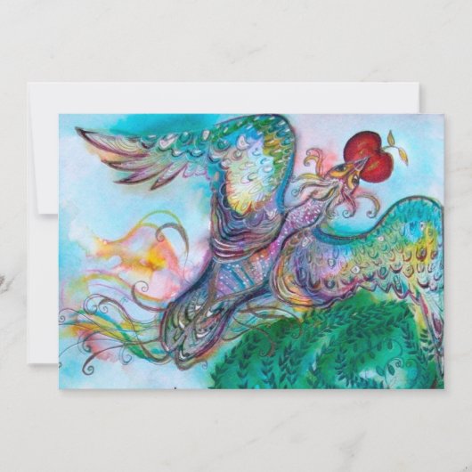 TÜRKISCHES MÄDCHEN / PHOENIX MIT APPELL, weiß Ankündigung (Vorderseite)