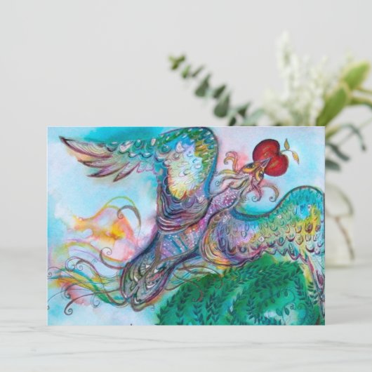 TÜRKISCHES MÄDCHEN / PHOENIX MIT APPELL, weiß Ankündigung (Stehend Vorderseite)