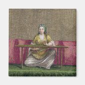 Türkisches Mädchen, Stickerei, 18. Jahrhundert (Gr Magnet (Vorne)