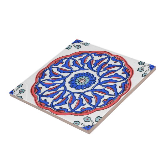 Türkisches Mandala-Muster Fliese (Seite)