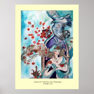 TÜRKISCHES MÄRCHEN / PRINZESSIN,ROTE ROSEN UND HAB POSTER