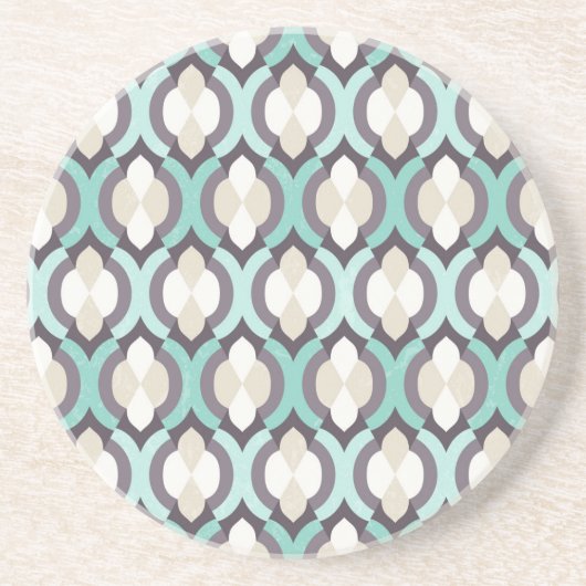Türkisches marokkanisches Muster Getränkeuntersetzer (Vorne)