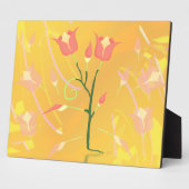 Türkisches Mohn Fotoplatte (Seite)