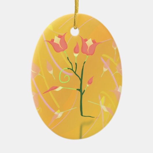 Türkisches Mohn Keramikornament (Vorne)