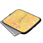 Türkisches Mohn Laptopschutzhülle (Vorne Knopf)