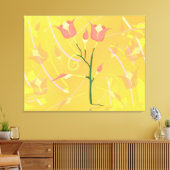 Türkisches Mohn Leinwanddruck (Insitu (Wohnzimmer))