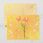 Türkisches Mohn Postkarte (Vorne/Hinten)