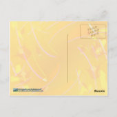 Türkisches Mohn Postkarte (Rückseite)