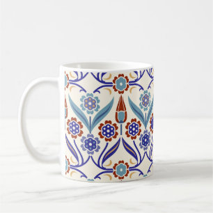 Türkisches Mosaik: Farbige nahtlose Muster Kaffeetasse