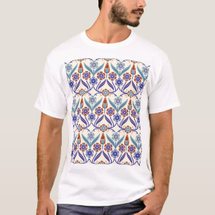 Türkisches Mosaik: Farbige nahtlose Muster T-Shirt