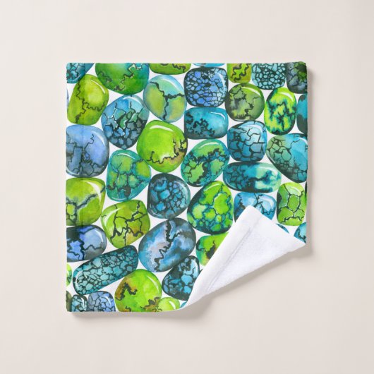 Türkisches Muster Badhandtuch Set (Waschlappen)