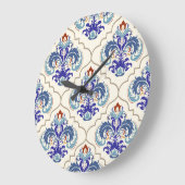 Türkisches Muster: Endlose Schönheit. Große Wanduhr (Winkel)