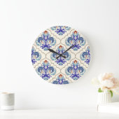 Türkisches Muster: Endlose Schönheit. Große Wanduhr (Zuhause)