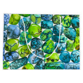 Türkisches Muster Große Geschenktüte (Rückseite)