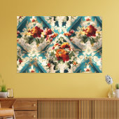 Türkisches Muster Leinwanddruck (Insitu (Wohnzimmer))