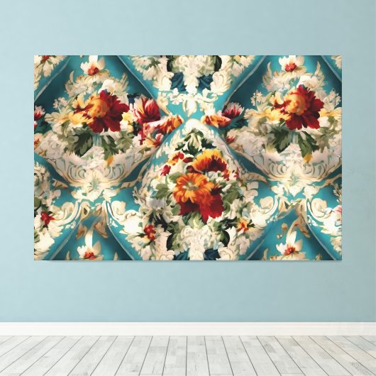 Türkisches Muster Leinwanddruck (Insitu (Holzboden))