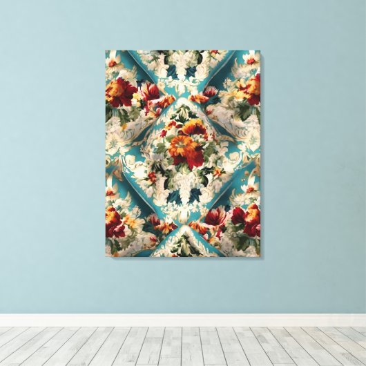 Türkisches Muster Leinwanddruck (Insitu (Holzboden))