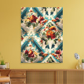 Türkisches Muster Leinwanddruck (Insitu (Wohnzimmer))