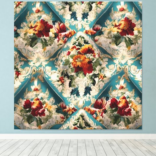 Türkisches Muster Leinwanddruck (Insitu (Holzboden))