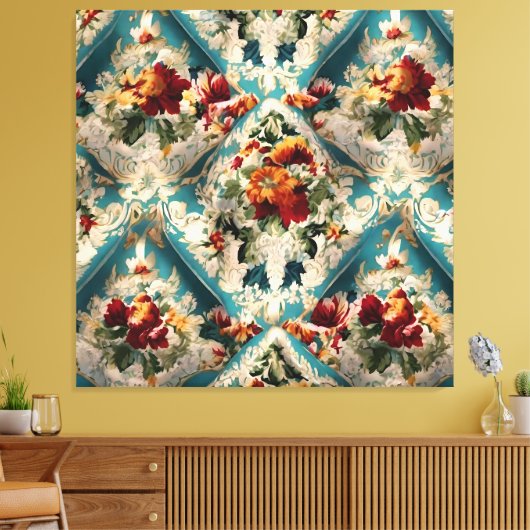 Türkisches Muster Leinwanddruck (Insitu (Wohnzimmer))