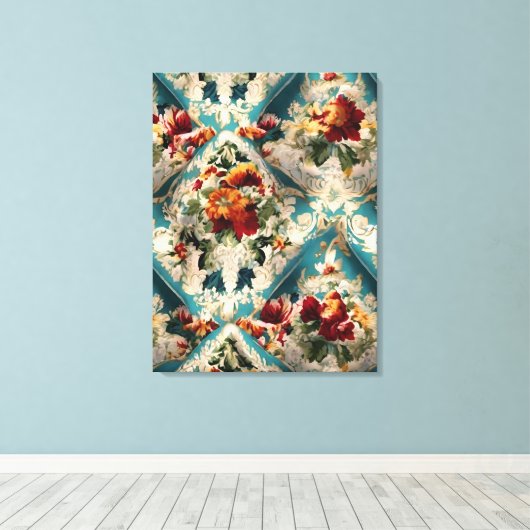 Türkisches Muster Leinwanddruck (Insitu (Holzboden))