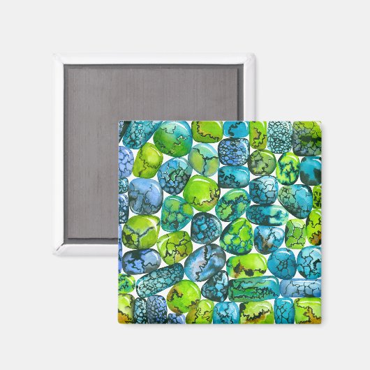 Türkisches Muster Magnet (Vorderseite/Rückseite)