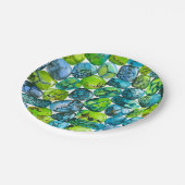 Türkisches Muster Pappteller (Schrägansicht)