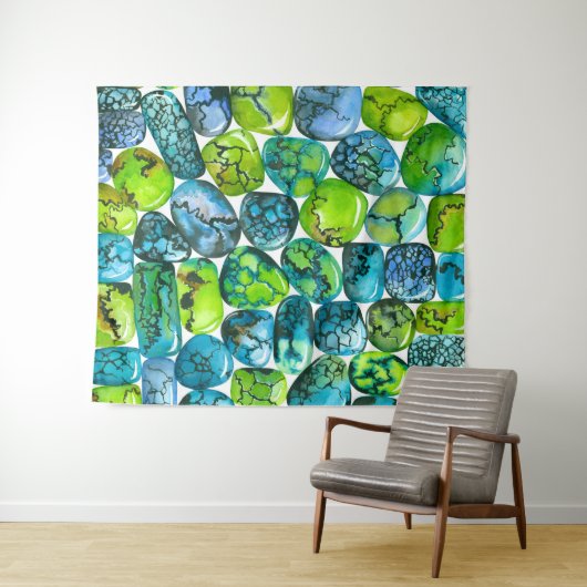 Türkisches Muster Wandteppich (Beispiel (Horizontal))