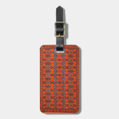 Türkisches orientalisches Muster Gepäckanhänger (Vorderseite vertikal)