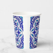 Türkisches osmanisches Iznik Indigo Party Tablewar Pappbecher (Rechts)