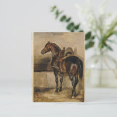 Türkisches Pferd im Stall von Theodore Gericault Postkarte (Stehend Vorderseite)