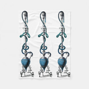 Türkisches Rauchrohr hookah shisha Fleecedecke