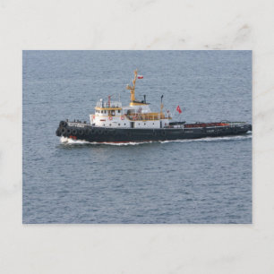 Türkisches Schleppboot in Istanbul Postkarte