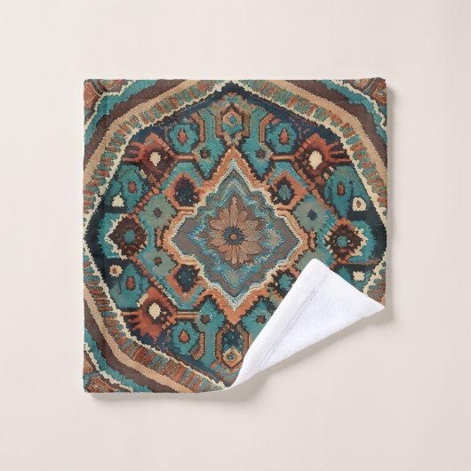 Türkisches schönes altes Muster Moderne Sammlung Badhandtuch Set (Waschlappen)