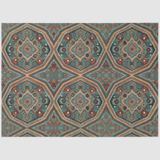 Türkisches schönes altes Muster Moderne Sammlung Seidenpapier (Vorderseite)