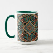 Türkisches schönes altes Muster Moderne Sammlung Tasse (Links)