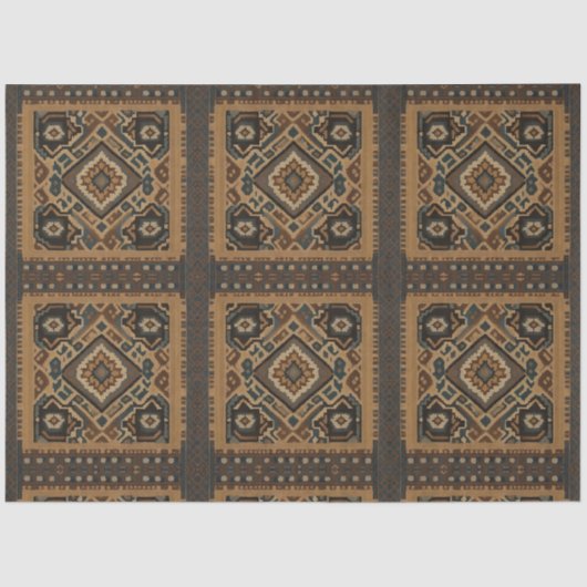 Türkisches schönes altes Muster Populäre Sammlung Seidenpapier (Vorderseite)