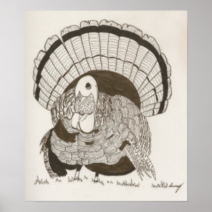 Türkisches Sketch-Poster Poster