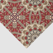 Türkisches Teppich-Kaleidoskop Seidenpapier (Ausschnitt)
