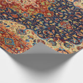 Türkisches Teppichmuster aus Oriental Geschenkpapier (Ecke)